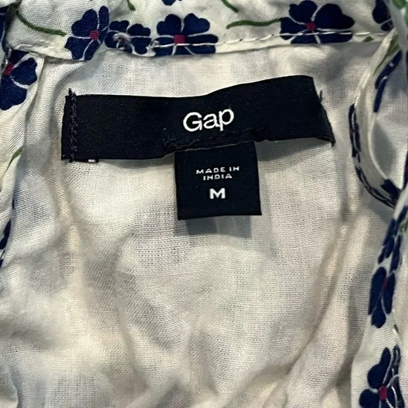 GAP Blue and White Floral Maxi Dress - Picture 3 of 5